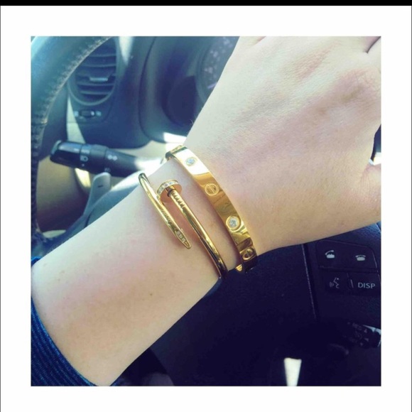 Gold Love Bracelet - Picture 3 of 4