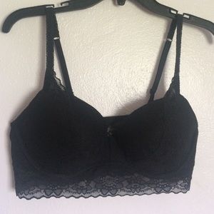 VS Pink Medallion Lace Bralette