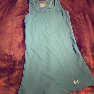 Blue under armour tank