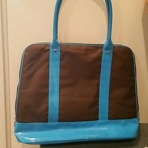 Brown tote bag