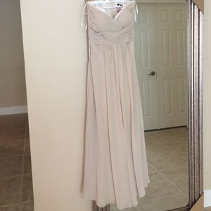 Bari Jay bridesmaid dress in champagne