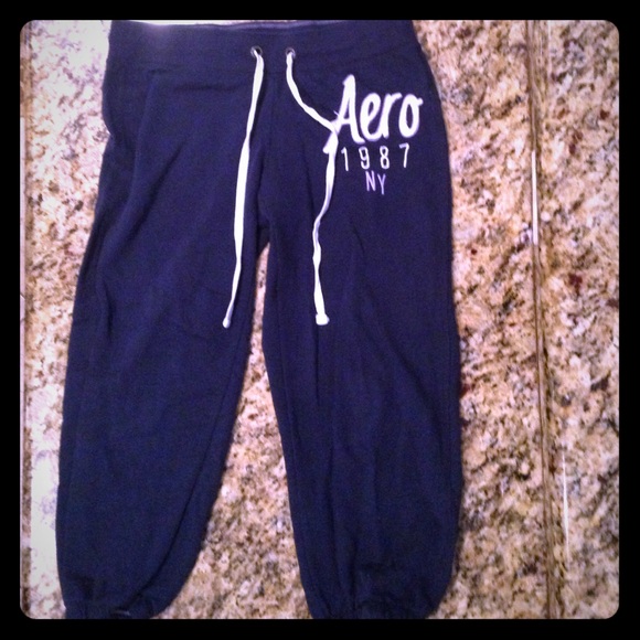 Navy blue sweatpants - Picture 1 of 2