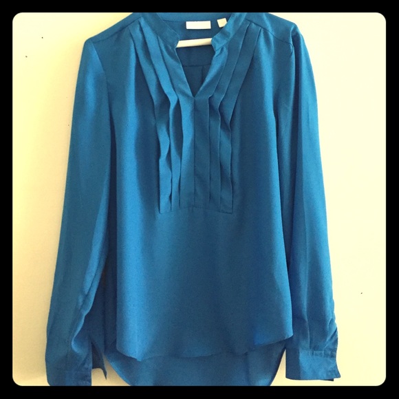 New York & Company Long Sleeve Blouse