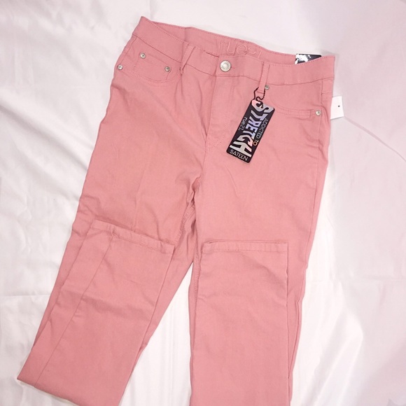 Coral jeans