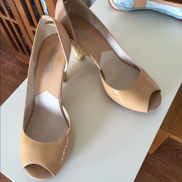 Michael Kors Nude Wedge