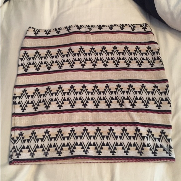 Tribal Mini Skirt