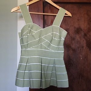 Anthropologie peplum top
