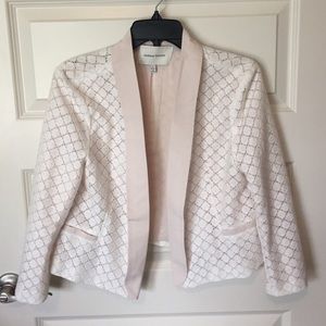 SOLD LARGE Jealous tomato lace blazer