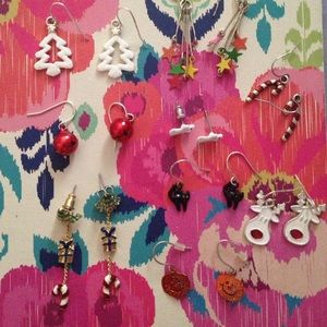 Collection of Holiday Earrings
