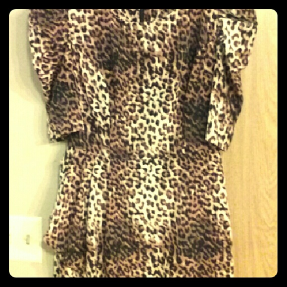 Animal print dress