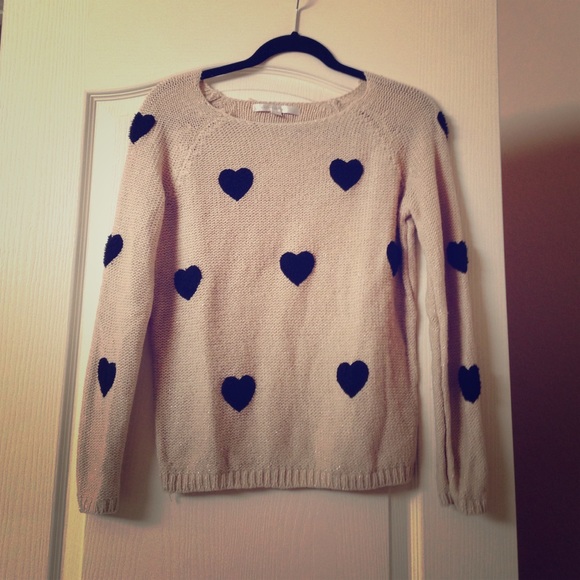 Lauren Conrad heart sweater