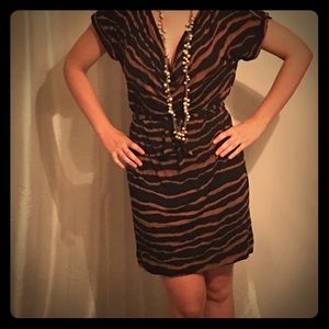Tiger print Ann Taylor Loft dress!