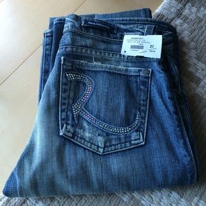 Rock & Republic Boot Cut Jeans with Swarovski