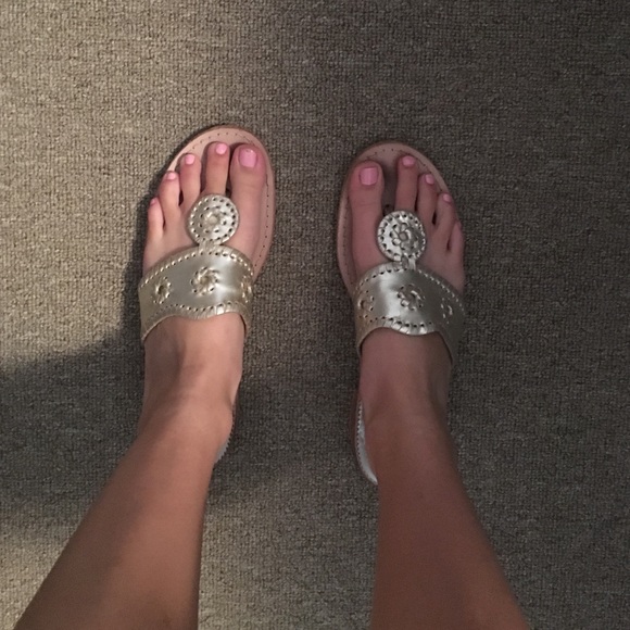 Platinum Jack Rogers size 9