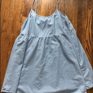American Apparel Denim Babydoll Dress