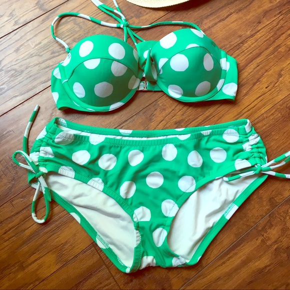Victoria's Secret Polka Dot Bikini Swimsuit