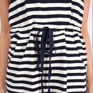 Piko Dresses - Piko Navy Striped Dress/Cover Up Piko Dresses - Piko Navy Striped Dress/Cover Up