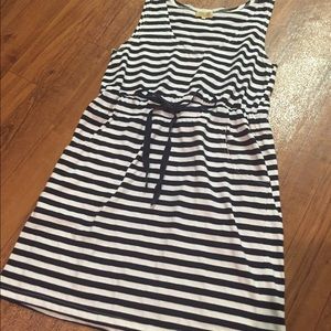 Piko Dresses - Piko Navy Striped Dress/Cover Up Piko Dresses - Piko Navy Striped Dress/Cover Up