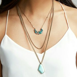 Aquamarina Convertible Pendant Necklace