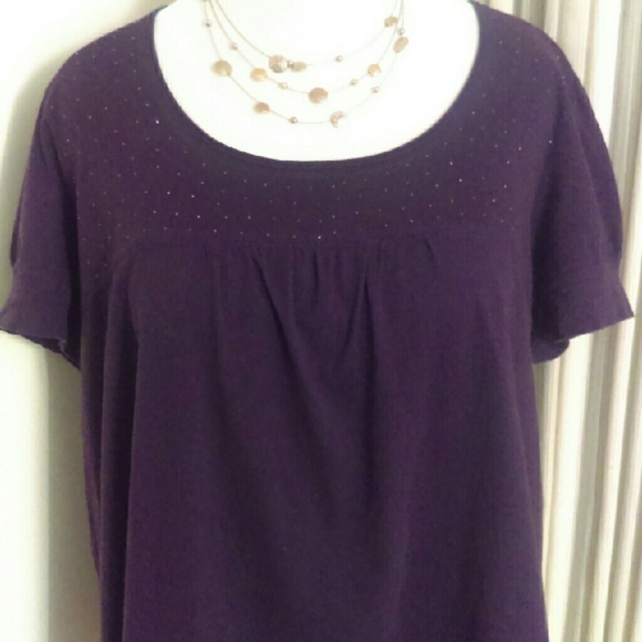 Flowy Sparkly Purple Top!