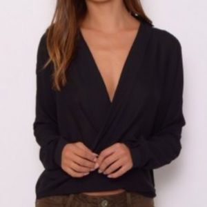 Chiffon Wrap Blouse