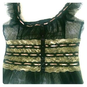 Buckle lace top/Cami