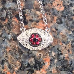 Rarities Evil Eye Ruby Necklace