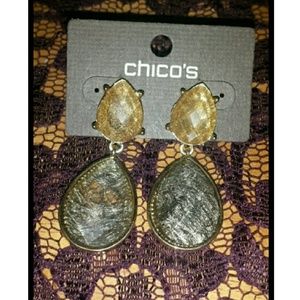 NWT Chicos dangle post earrings boho summer style