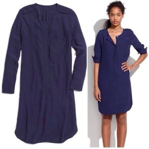 Madewell Blue Button Up Dress