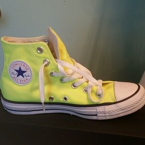 Neon Yellow All Star Converse