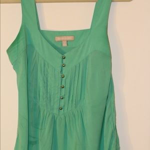 Banana light green top