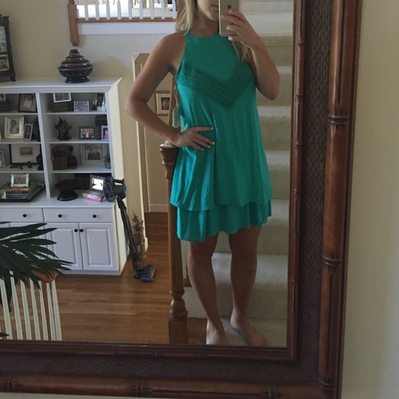 Altar'd State Green Dress NWT