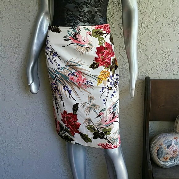 Ilyse Hart Ltd Dresses & Skirts - 🛍HOST PICK NWOT Bird Paradise Design Midi Skirt