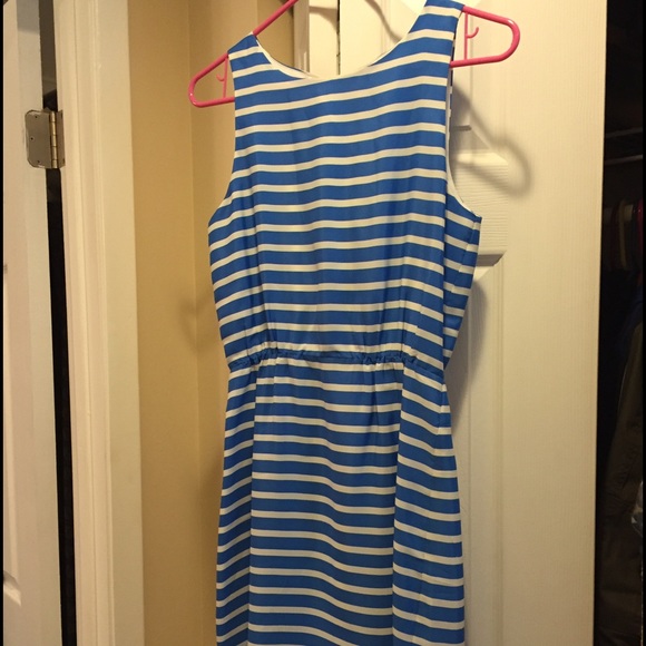 Silky light blue j crew dress! - Picture 1 of 4