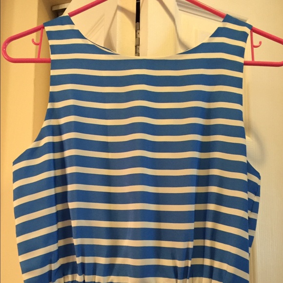 Silky light blue j crew dress! - Picture 2 of 4