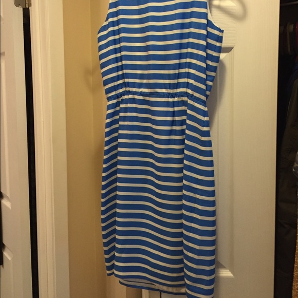 Silky light blue j crew dress! - Picture 3 of 4