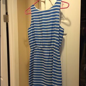 Silky light blue j crew dress!