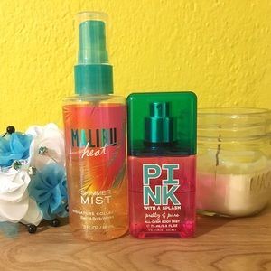 PINK Body Mist/ B&BW Shimmer Mist