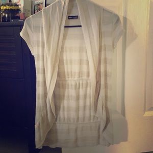 Neutral wet seal open cardigan small