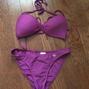 Purple body glove bikini