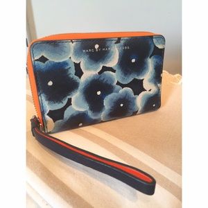 Marc by Marc Jacobs | Floral & Neon Wristlet
