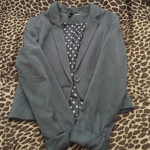 Gray blazer