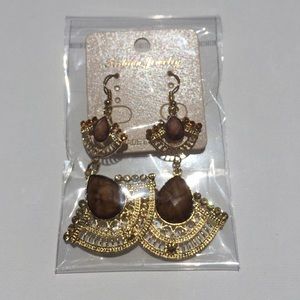 🚨FINAL Gypsy / Boho Brown Earrings NWT