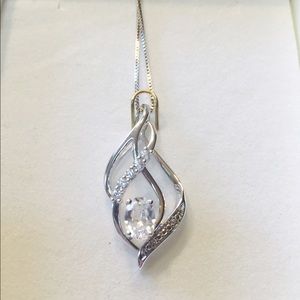 Authentic Weisfield Jewelers diamond pendant.