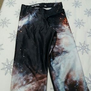 Blackmilk Black Galaxy Leggings