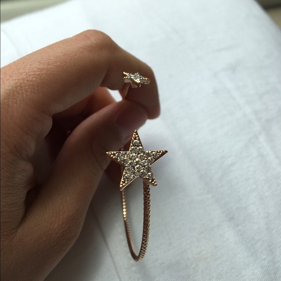 1 LEFT ⭐️ 14k Rose Gold Star Bracelet - Picture 2 of 4