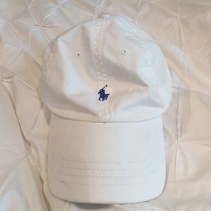 RARE POLO hat, authentic in white.