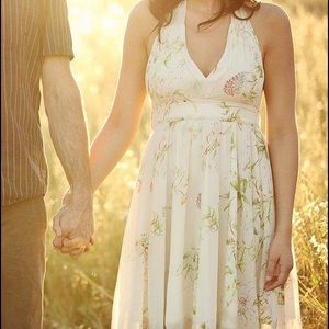 Chiffon halter dress