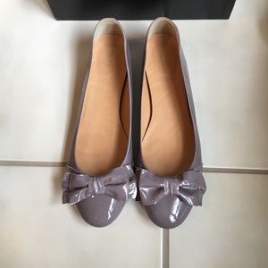 J. Crew 'Cece Patent-Bow Ballet Flats'