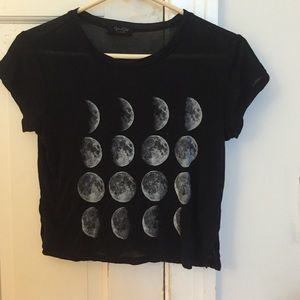 Brandy Melville moon phase shirt